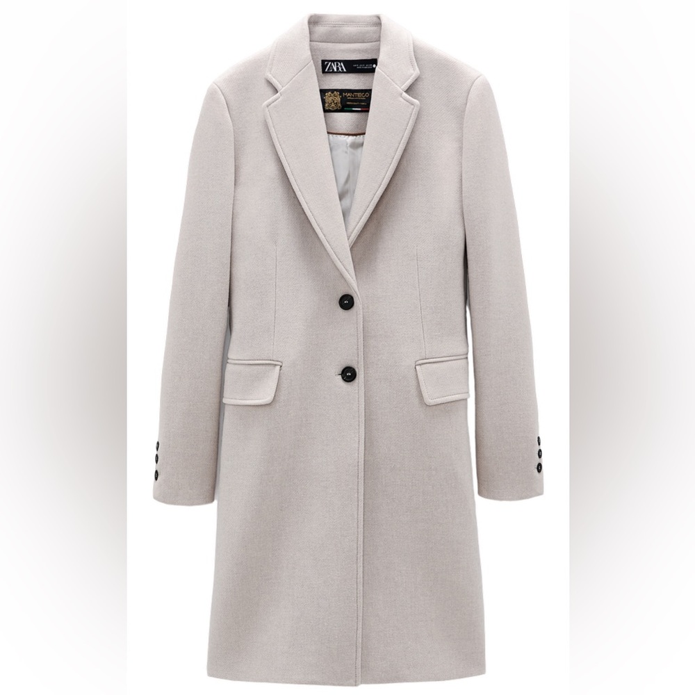 New Without Tags Zara Manteco Menswear Style Coat